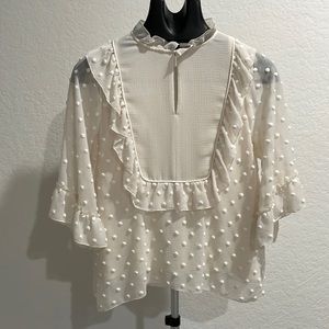 SEE BY CHLOE Swiss Dot Blouse